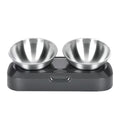 Adjustable Anti-Slip Stainless Steel Pet Bowl