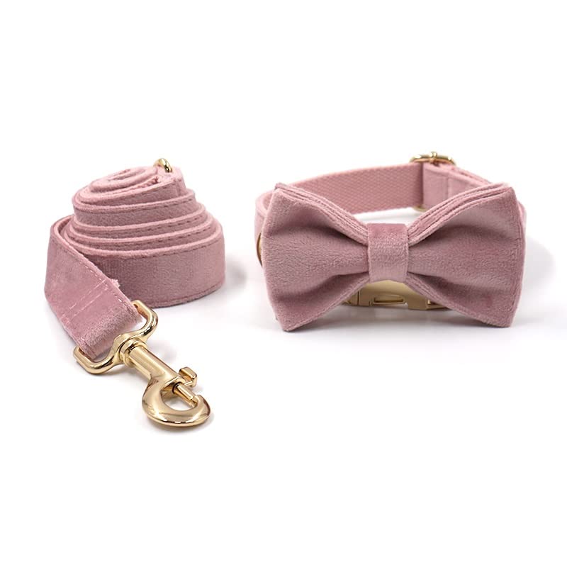 Dog Harness Set with Bowtie and Leash