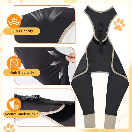 Furtent Dog Leg Sleeve Pet Wounds from Licking and Biting Cone Collar Alternative