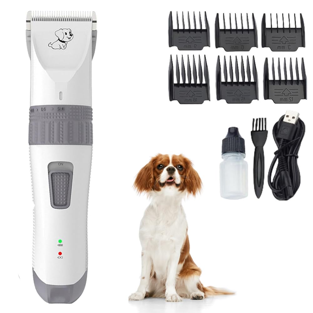 Cordless Low Noise Dog Clipper Kit