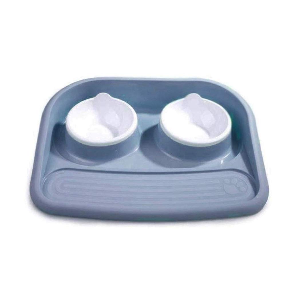 Non-Slip Pet Feeding Bowl with Tray