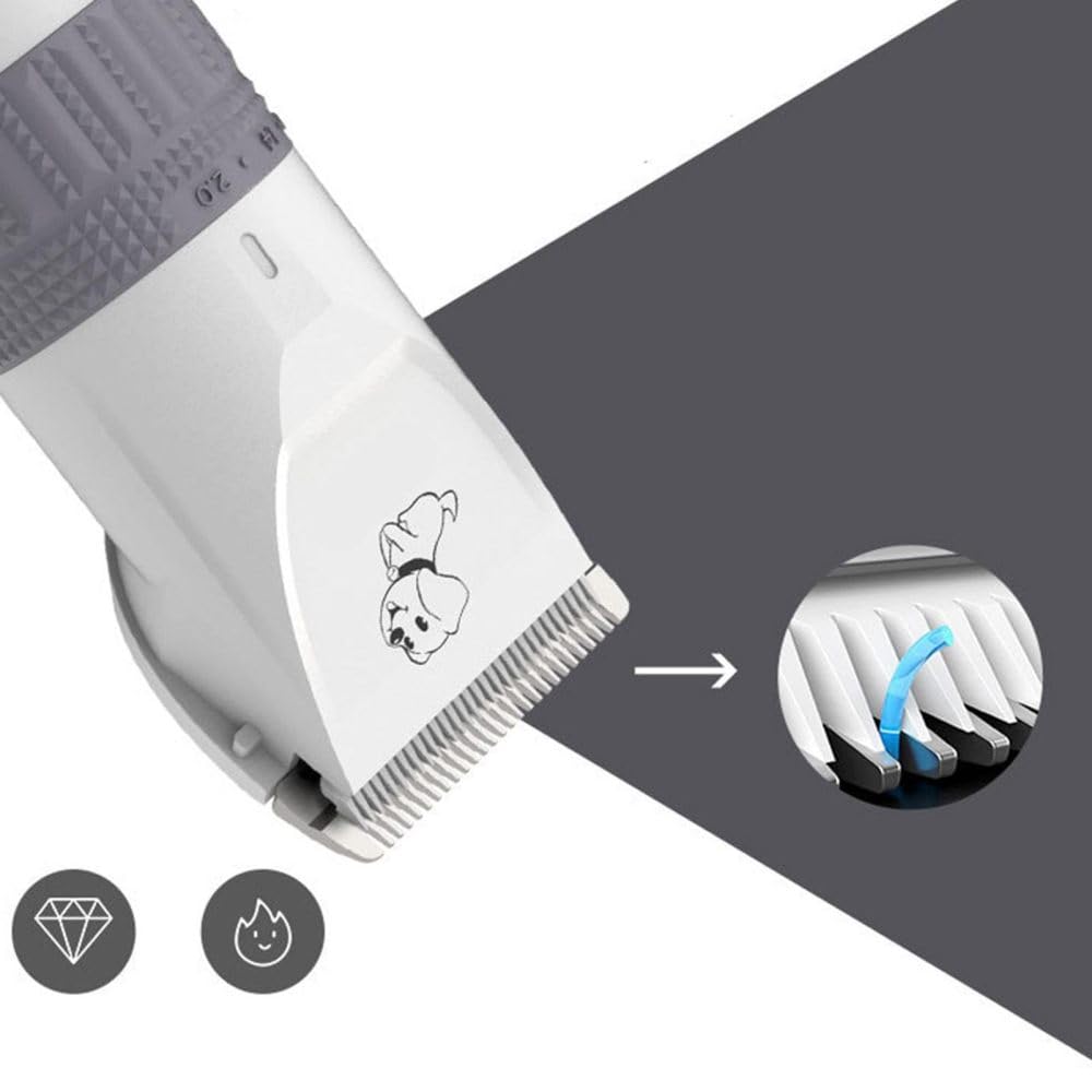 Cordless Low Noise Dog Clipper Kit
