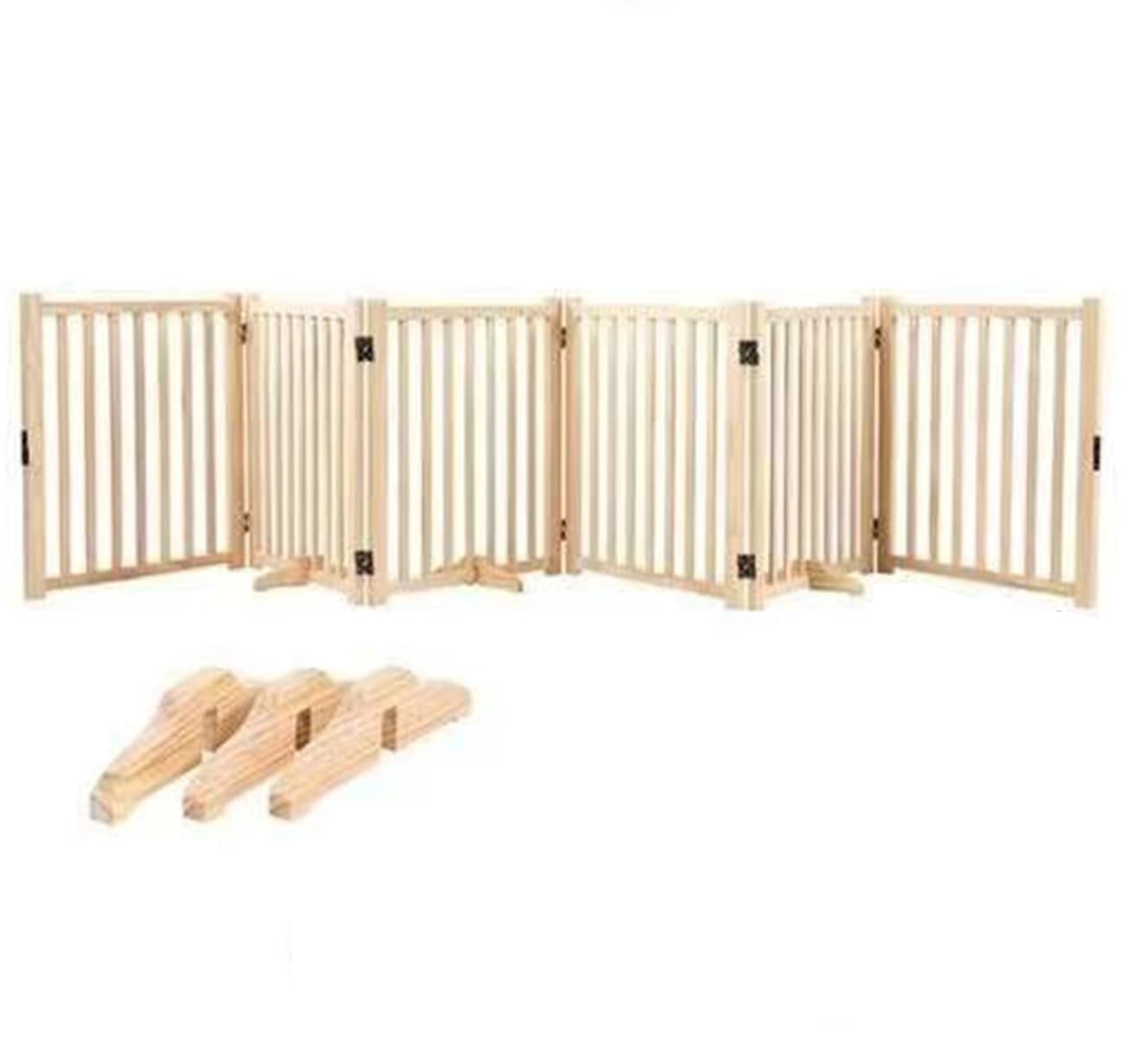 Freestanding Wooden Pet Gate