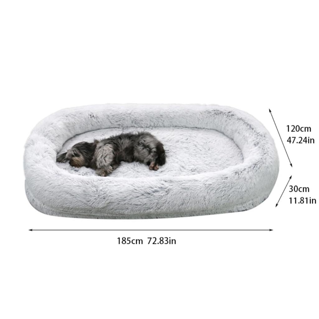 Oversized Washable Plush Pet Bed