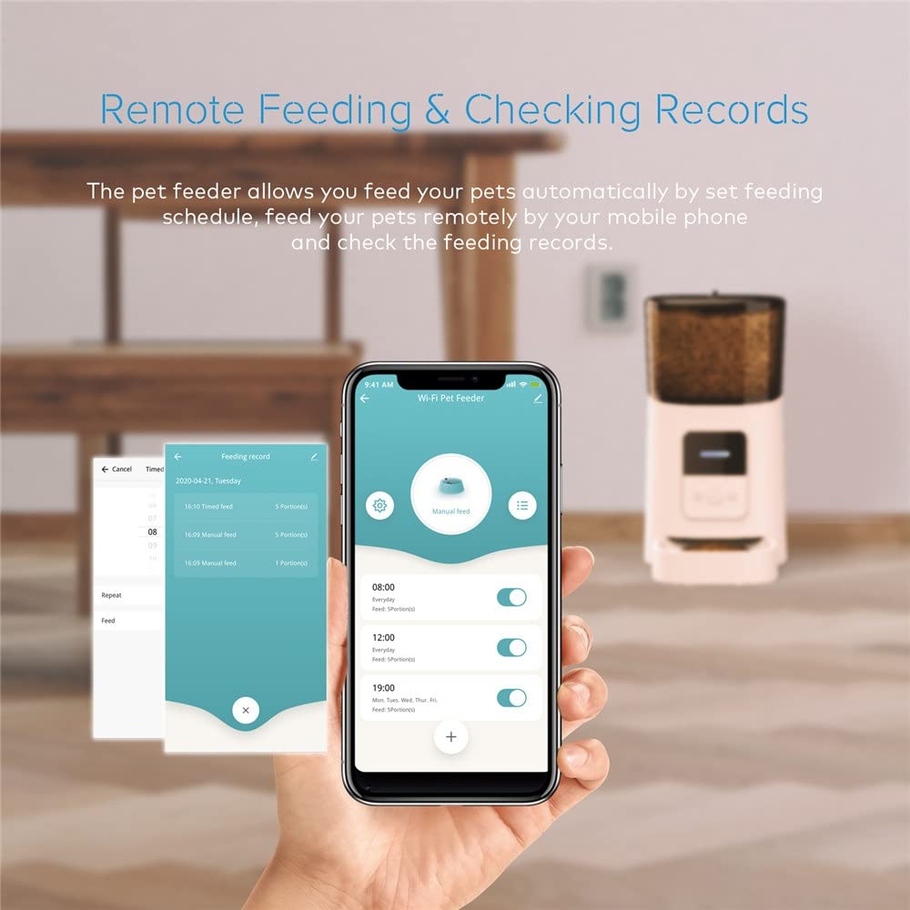 Smart Automatic Pet Feeder with App Control
