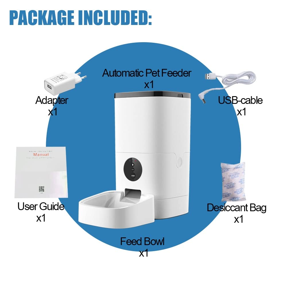 4L/6L Smart Automatic Pet Feeder