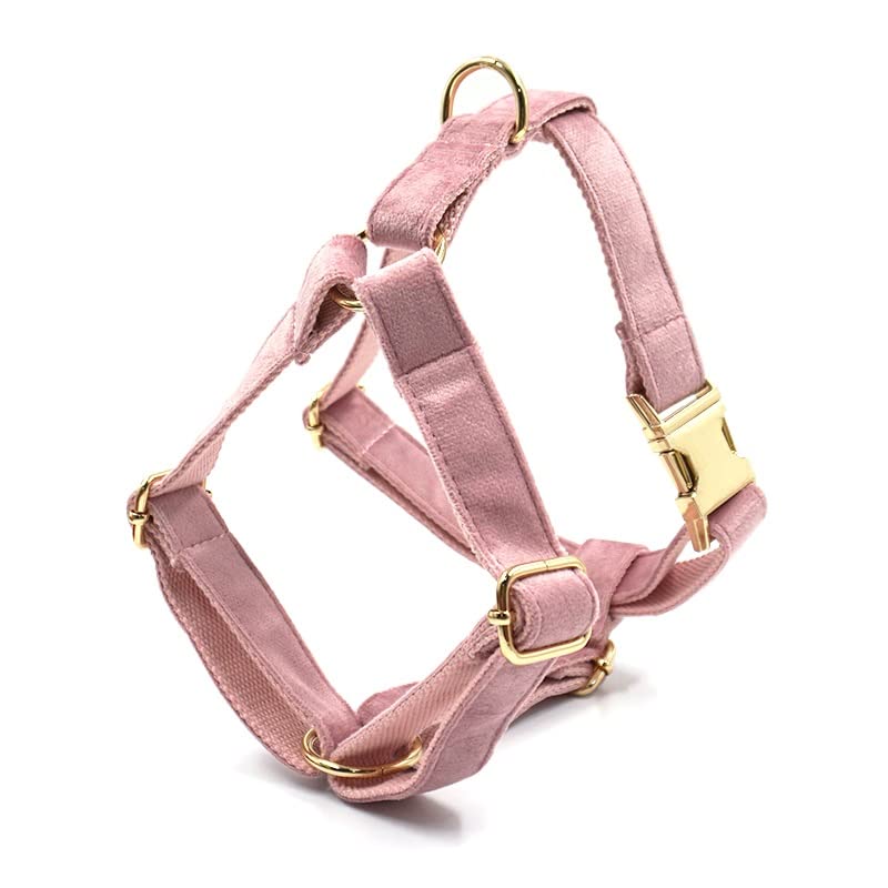 Dog Harness Set with Bowtie and Leash