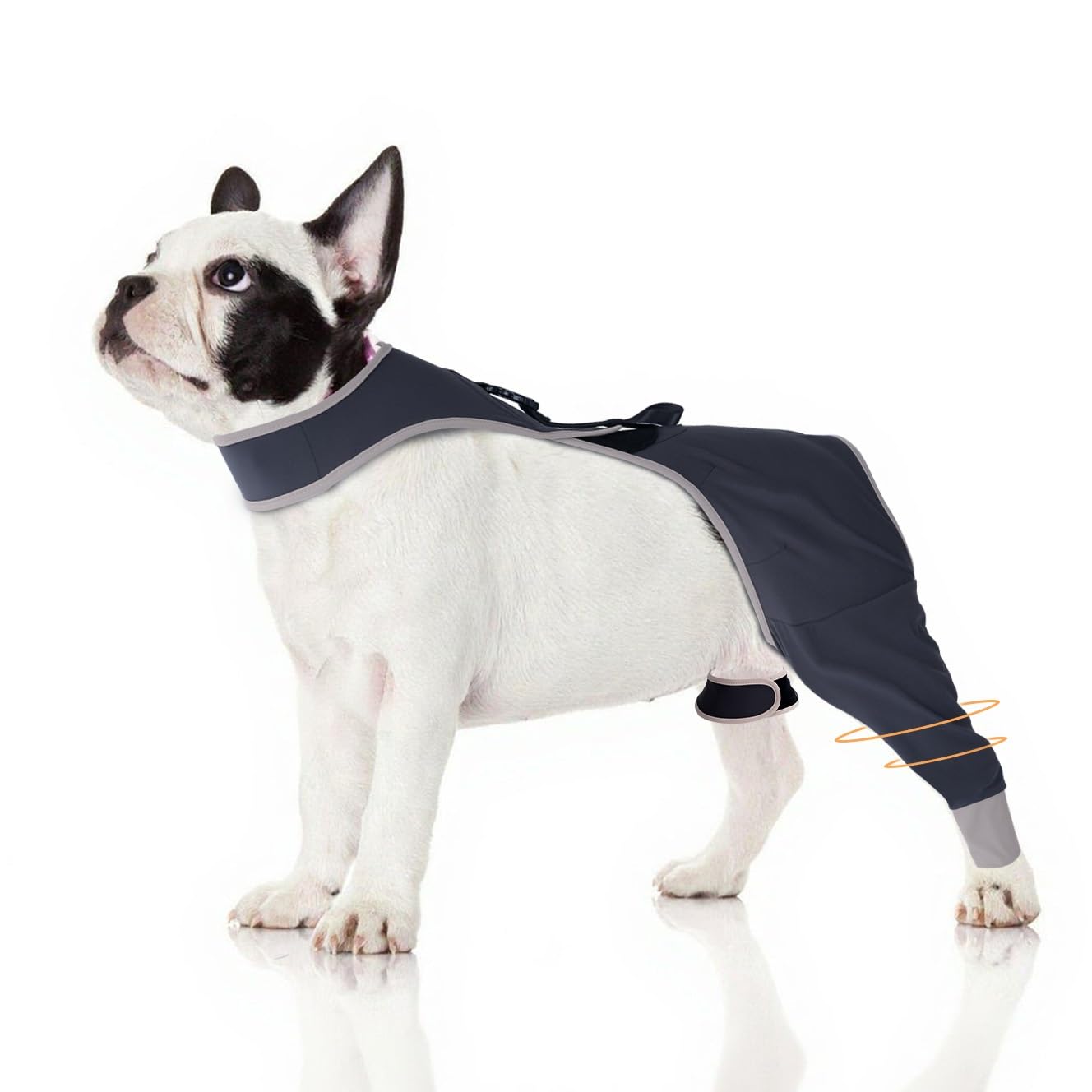 Furtent Dog Leg Sleeve Pet Wounds from Licking and Biting Cone Collar Alternative