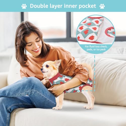 Recovery Suit for Dogs, Post Surgery Protective Wear with Pee Hole