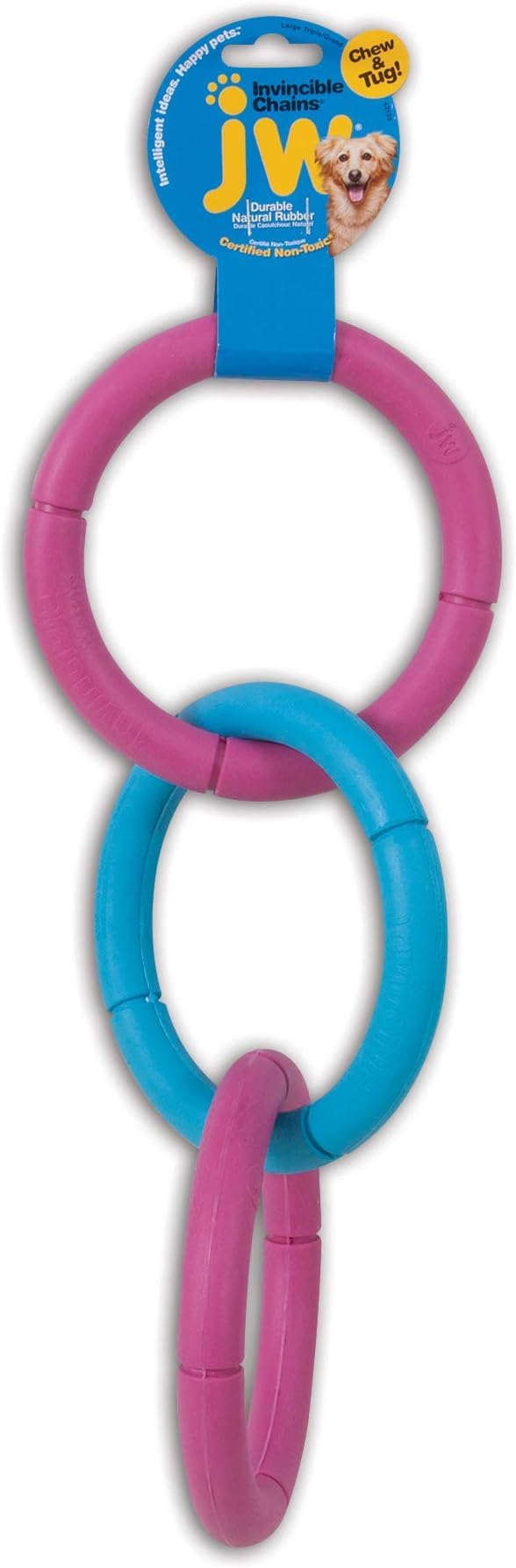 JW Pet Invincible Chains LD Double Dog Toy