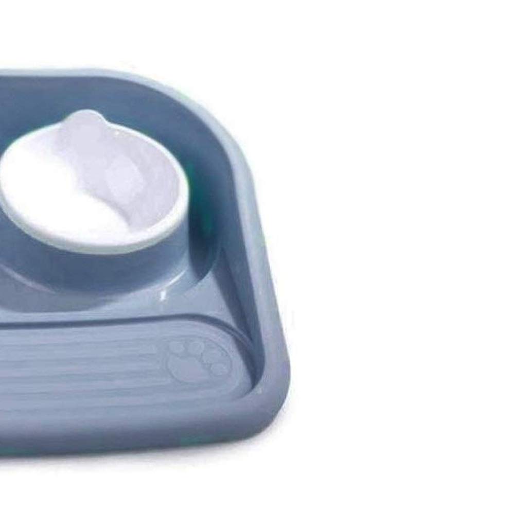 Non-Slip Pet Feeding Bowl with Tray