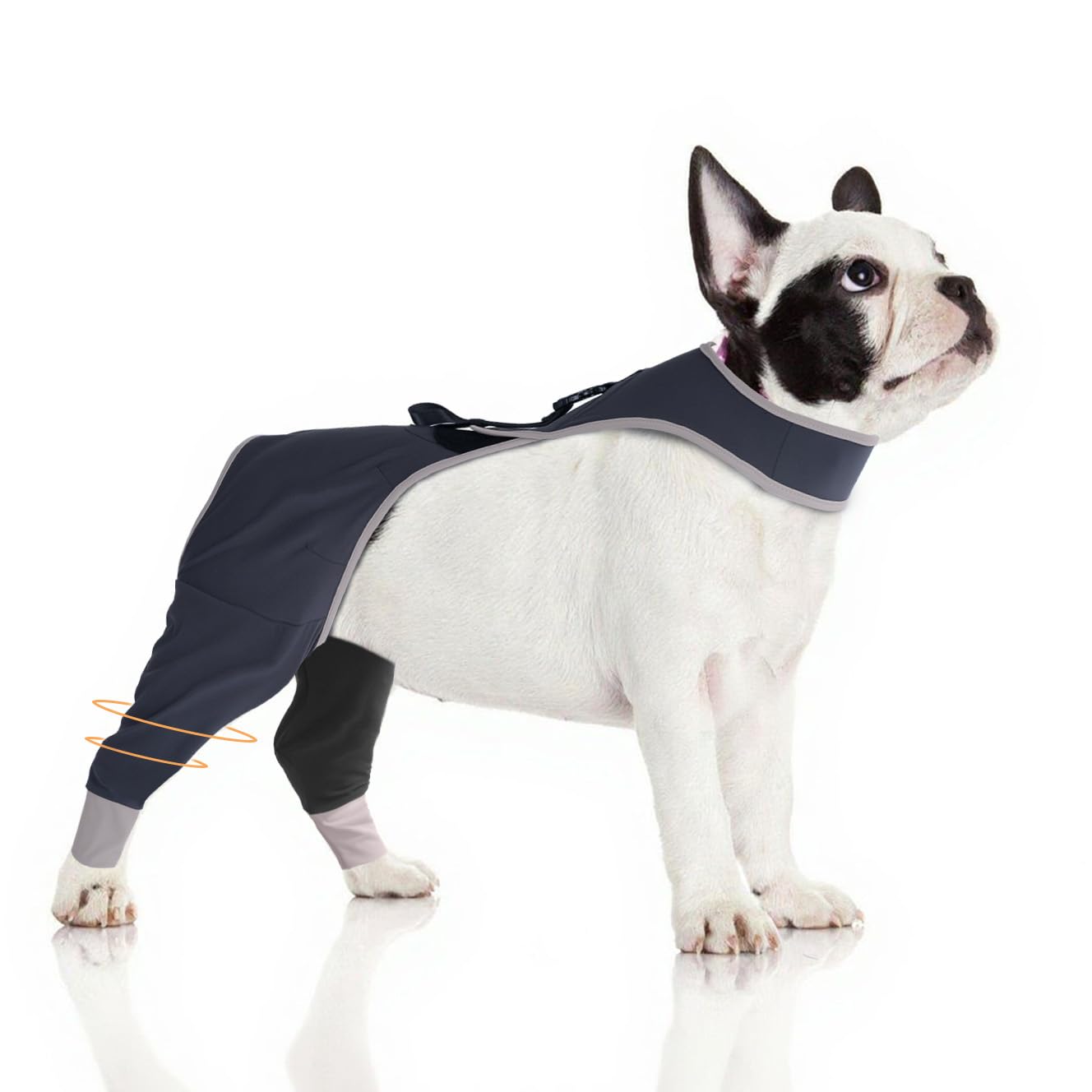 Furtent Dog Leg Sleeve Pet Wounds from Licking and Biting Cone Collar Alternative