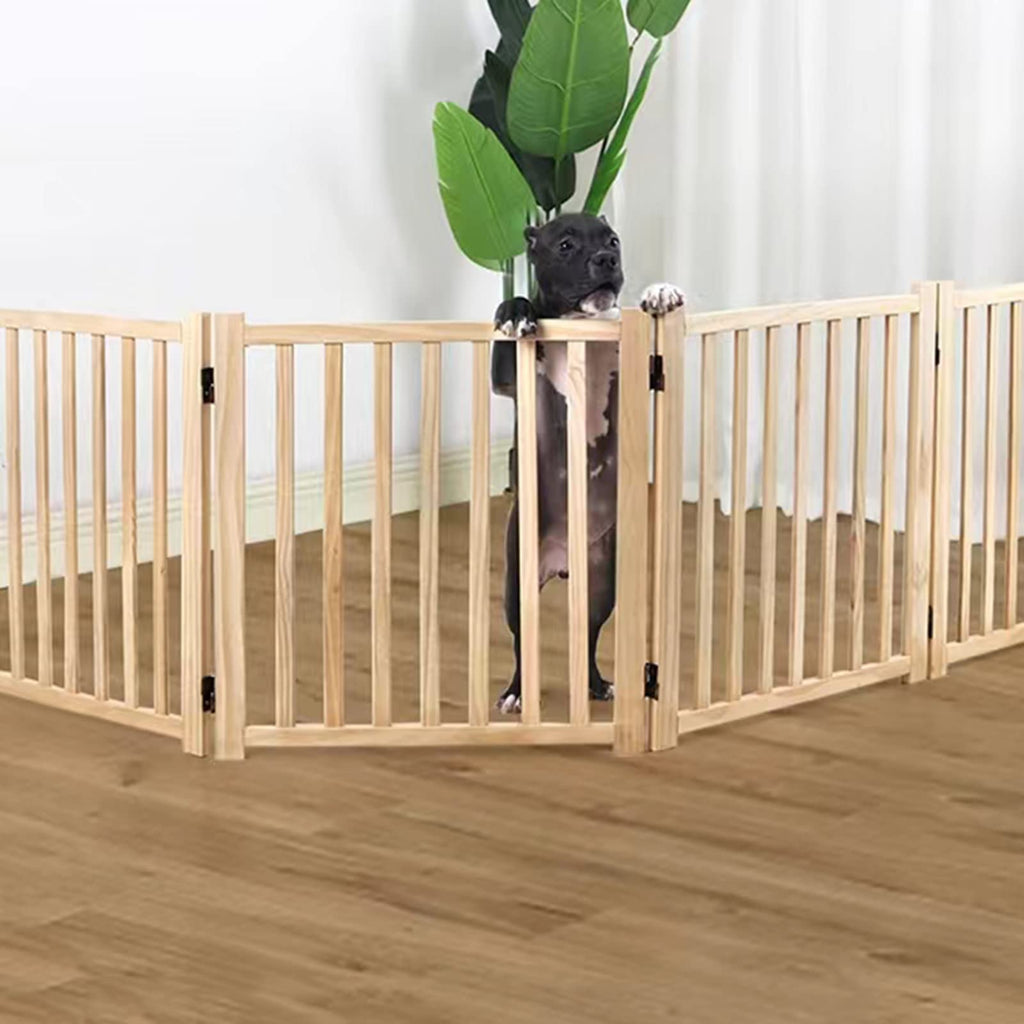 Freestanding Wooden Pet Gate