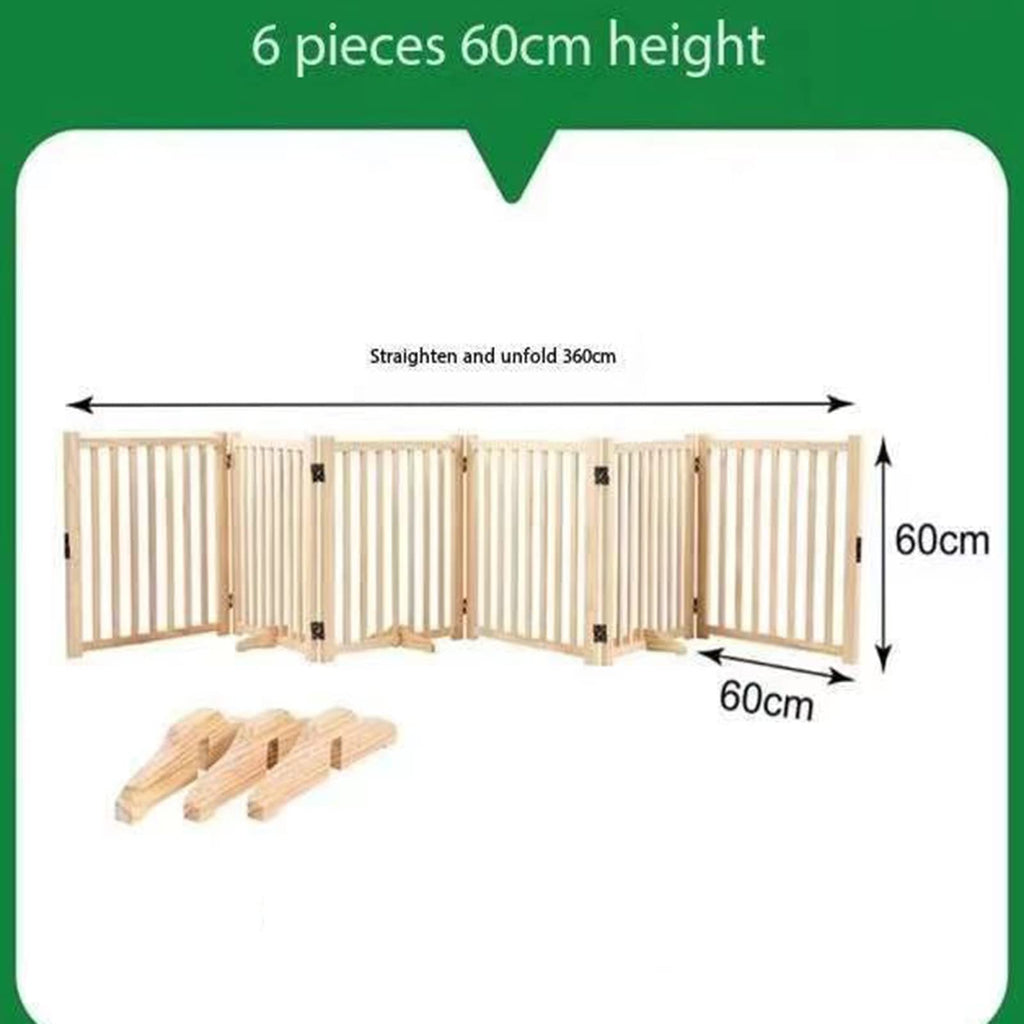 Freestanding Wooden Pet Gate