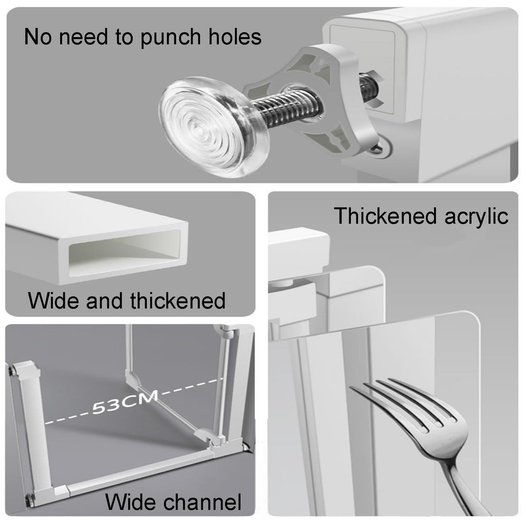 Adjustable Acrylic Pet Safety Gate