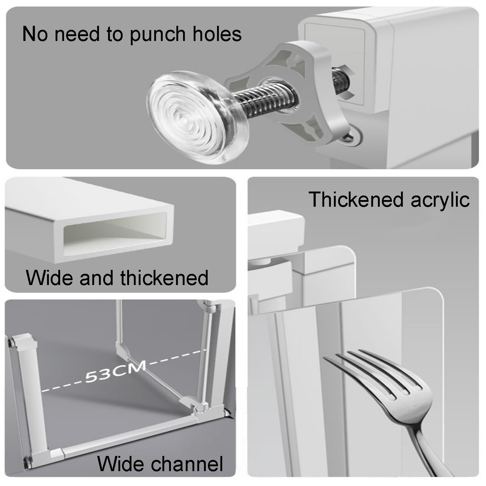 Adjustable Acrylic Pet Safety Gate