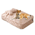 Plush Pet Bed with Washable Cover