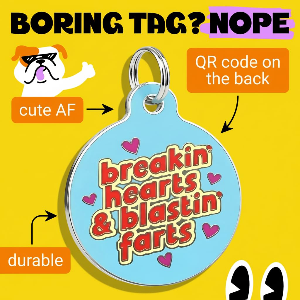 Personalized QR Code Pet ID Tag