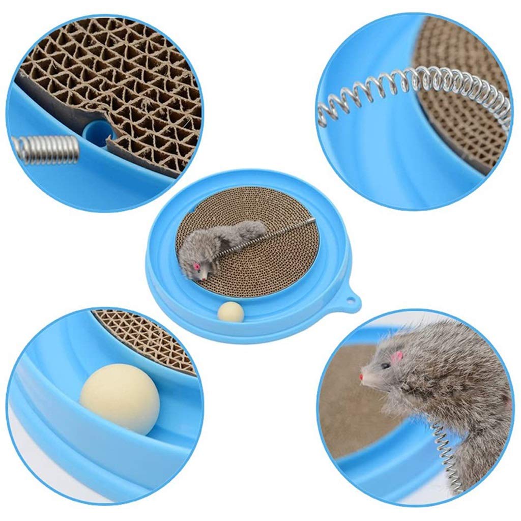 Interactive Cat Scratching Pad with Ball Toy