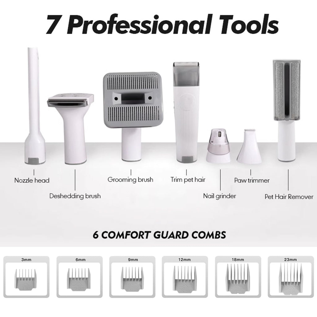 Pet Grooming Vacuum & Dryer Kit