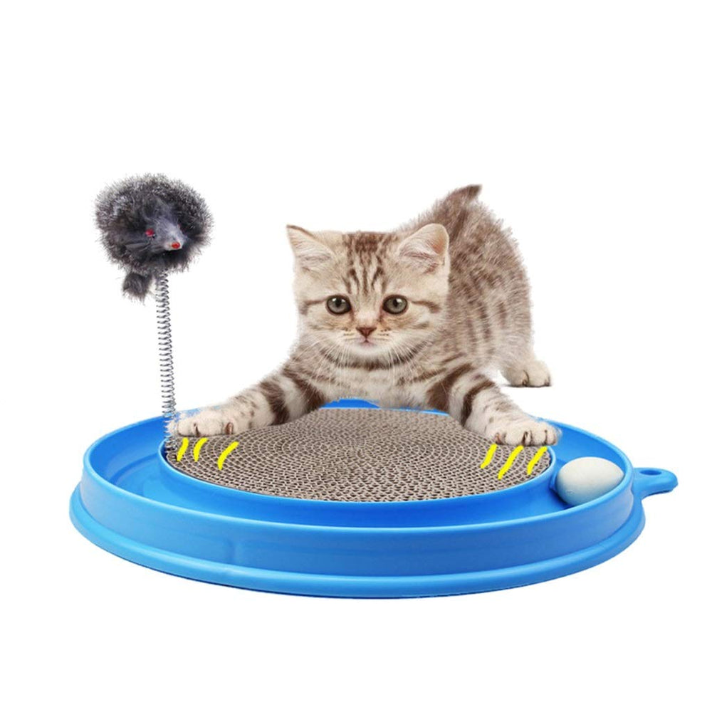 Interactive Cat Scratching Pad with Ball Toy