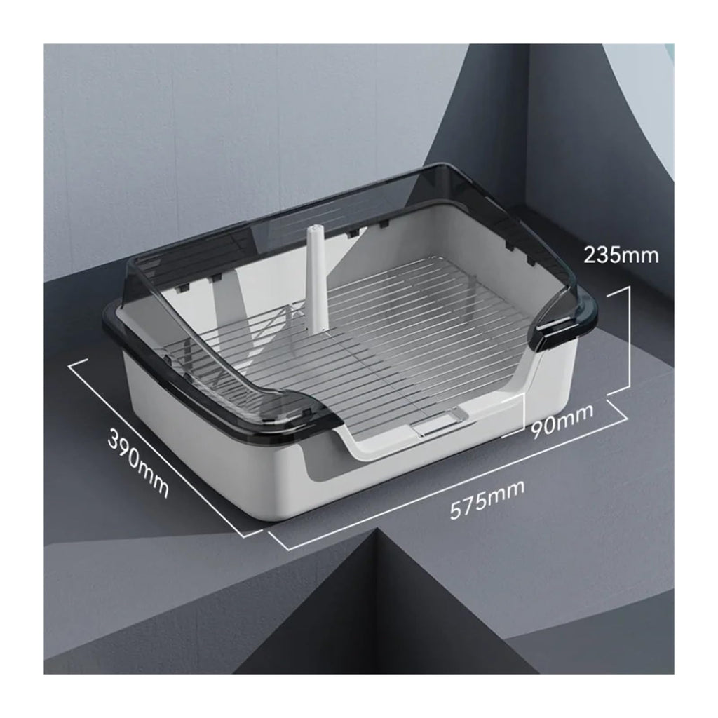 Extra Large Dog Potty Tray, Stainless Steel Mesh Frame Pet Training Toilet