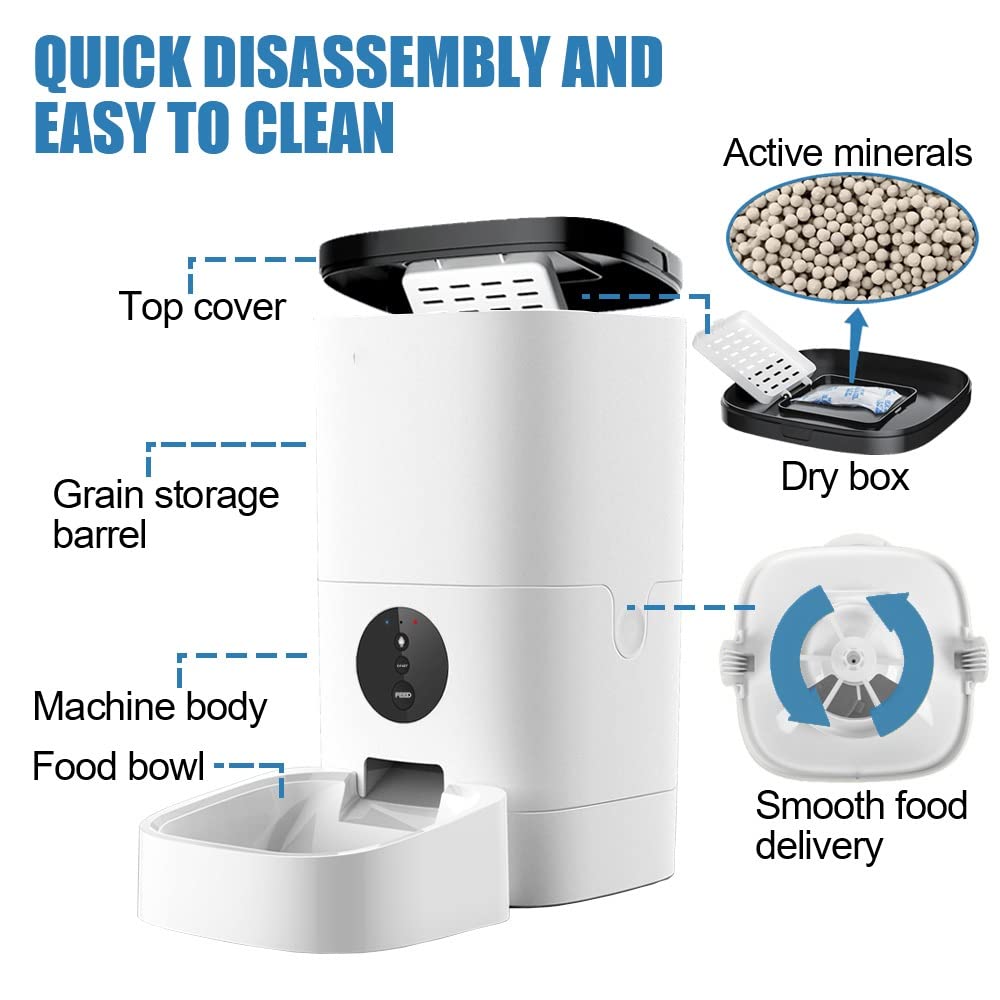 4L/6L Smart Automatic Pet Feeder