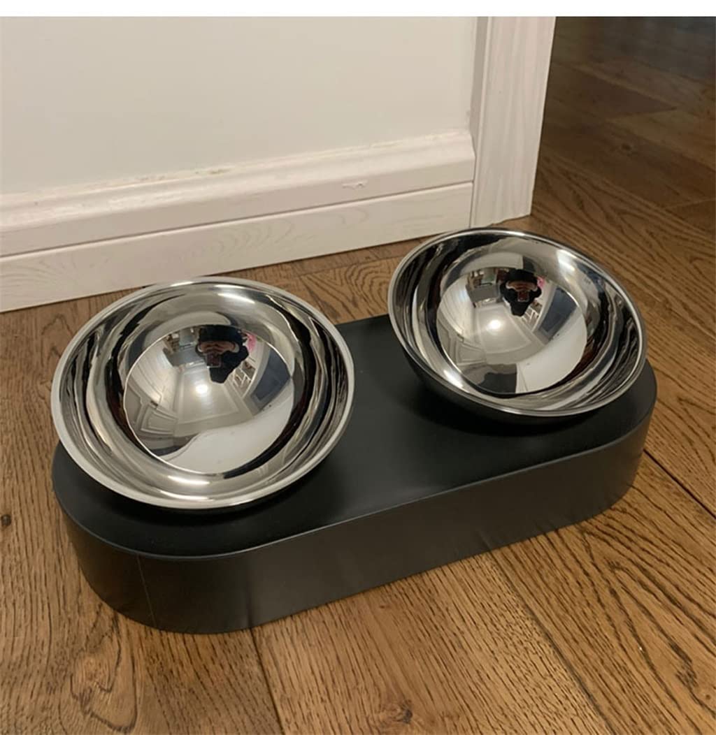 Adjustable Anti-Slip Stainless Steel Pet Bowl