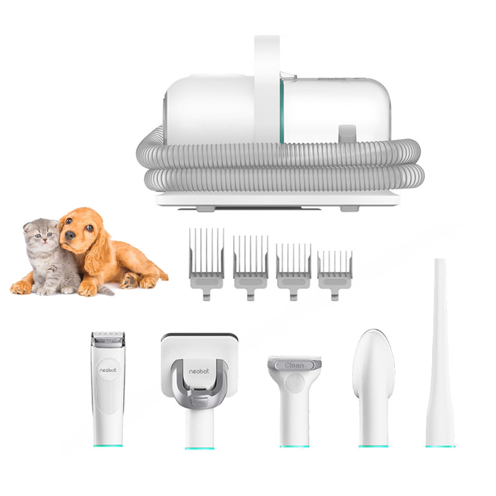 5-in-1 Pet Grooming Vacuum Kit