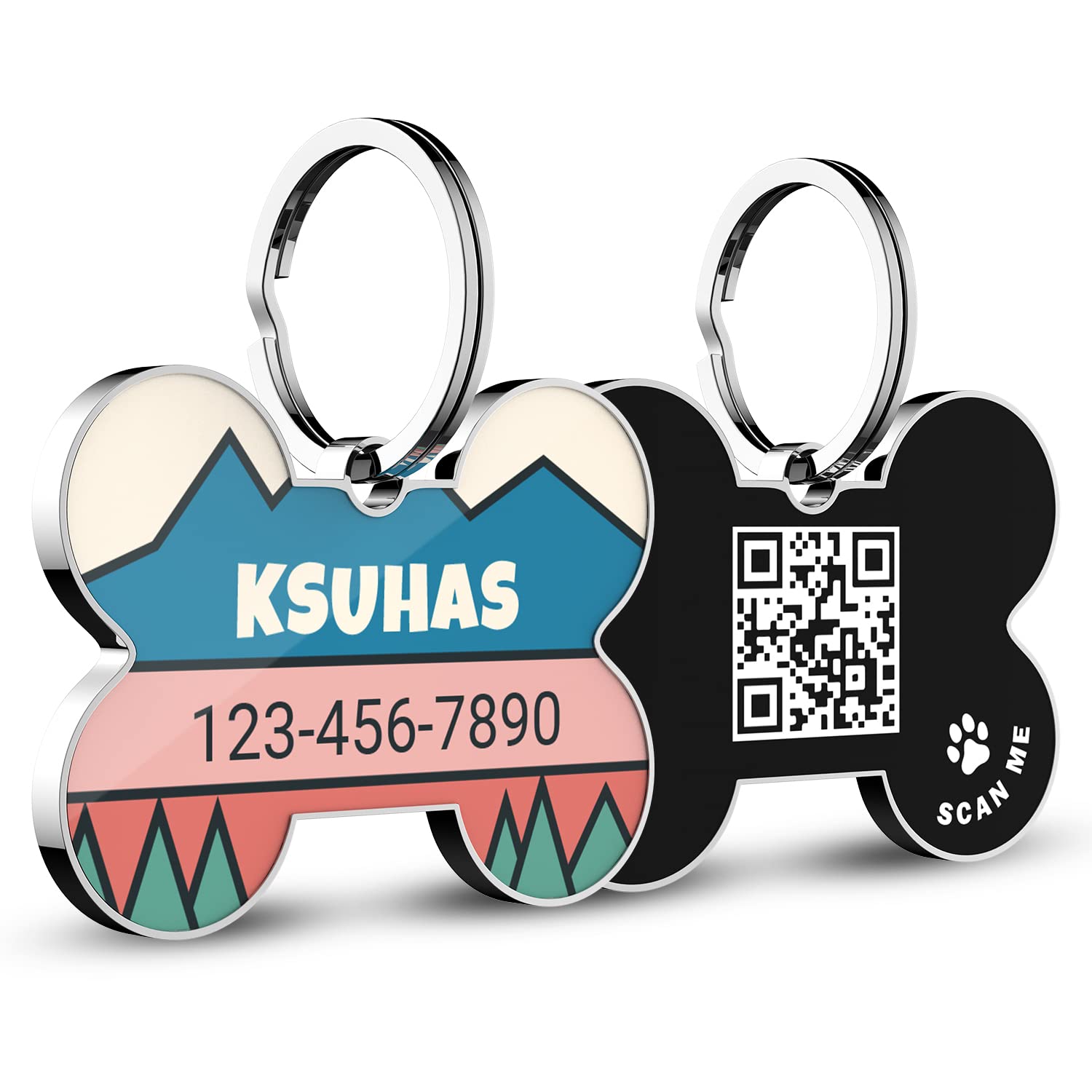 Personalized QR Code Pet ID Tag