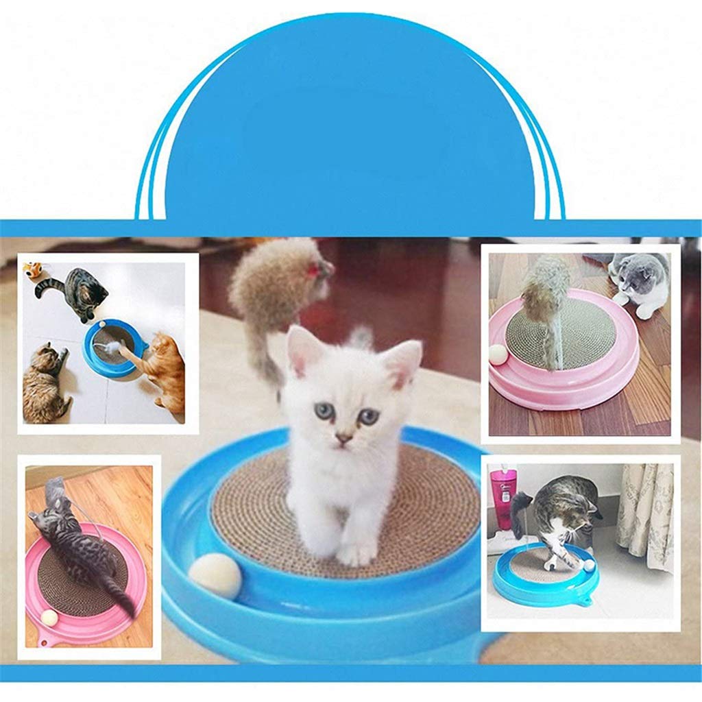 Interactive Cat Scratching Pad with Ball Toy