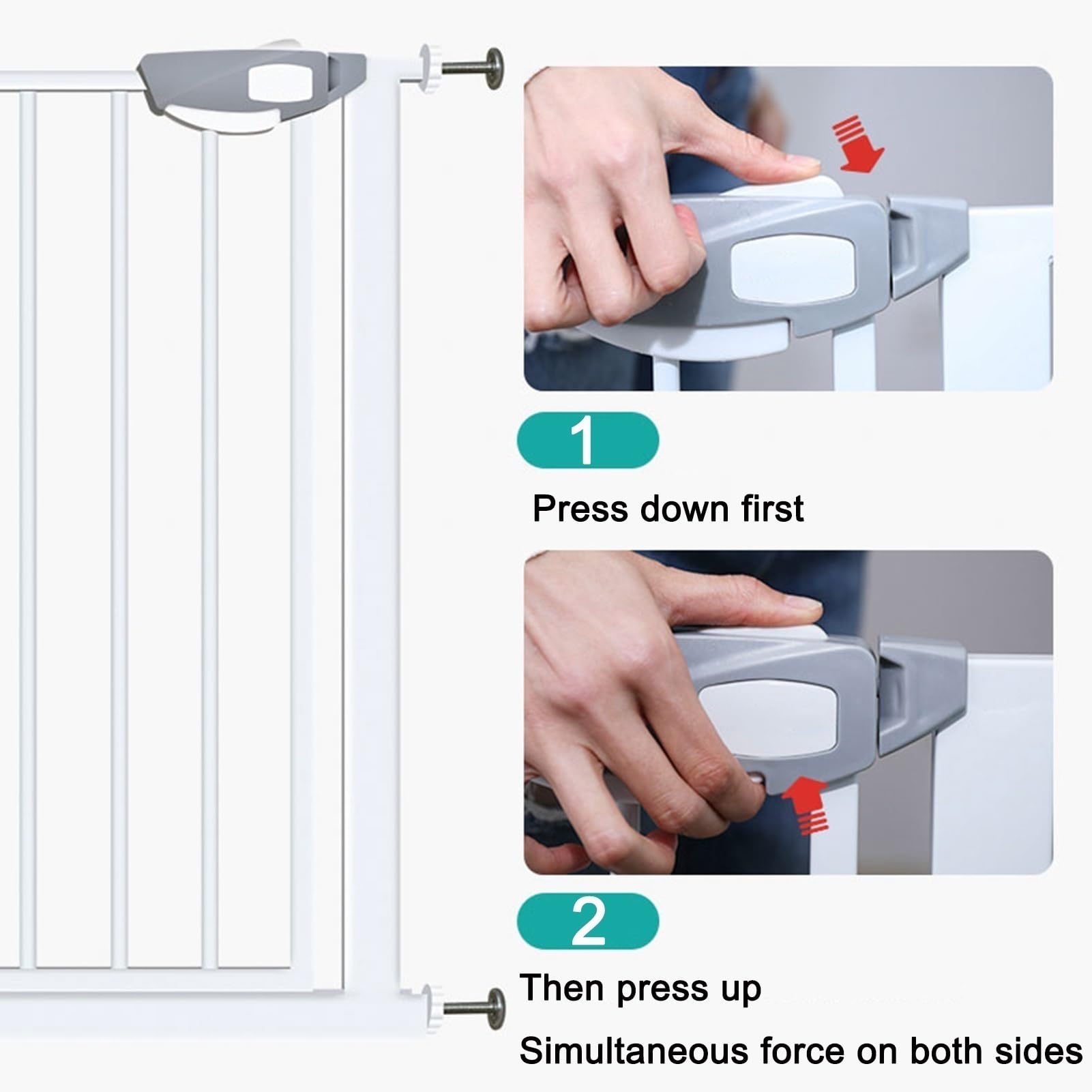 Tall Auto-Close Pet Safety Gate