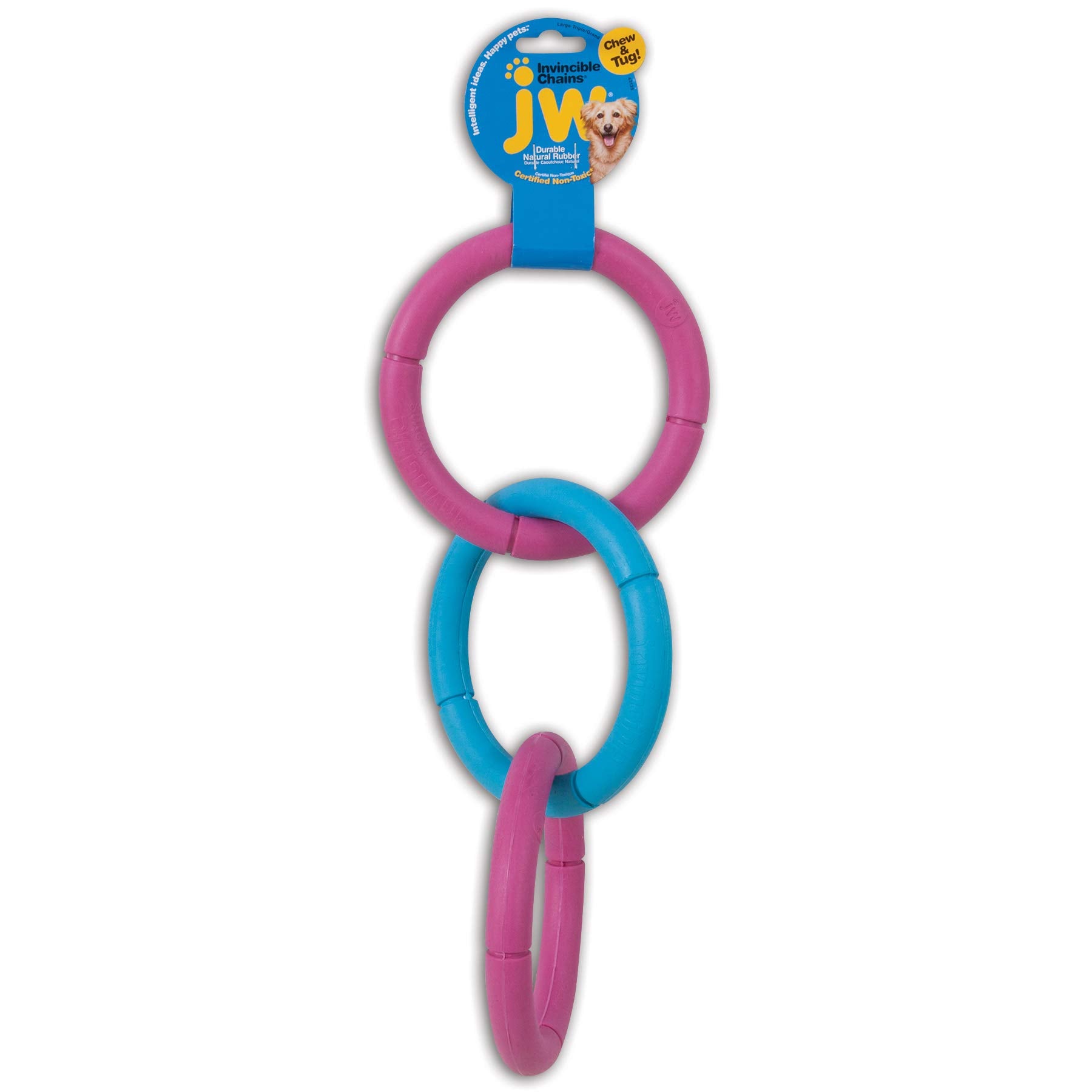 JW Pet Invincible Chains LD Double Dog Toy