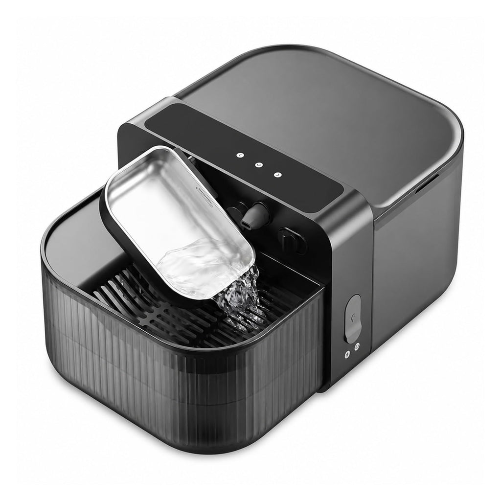 Pet Drinking Fountain, Wireless Filterless Cat Water Fountain 3.5L Black