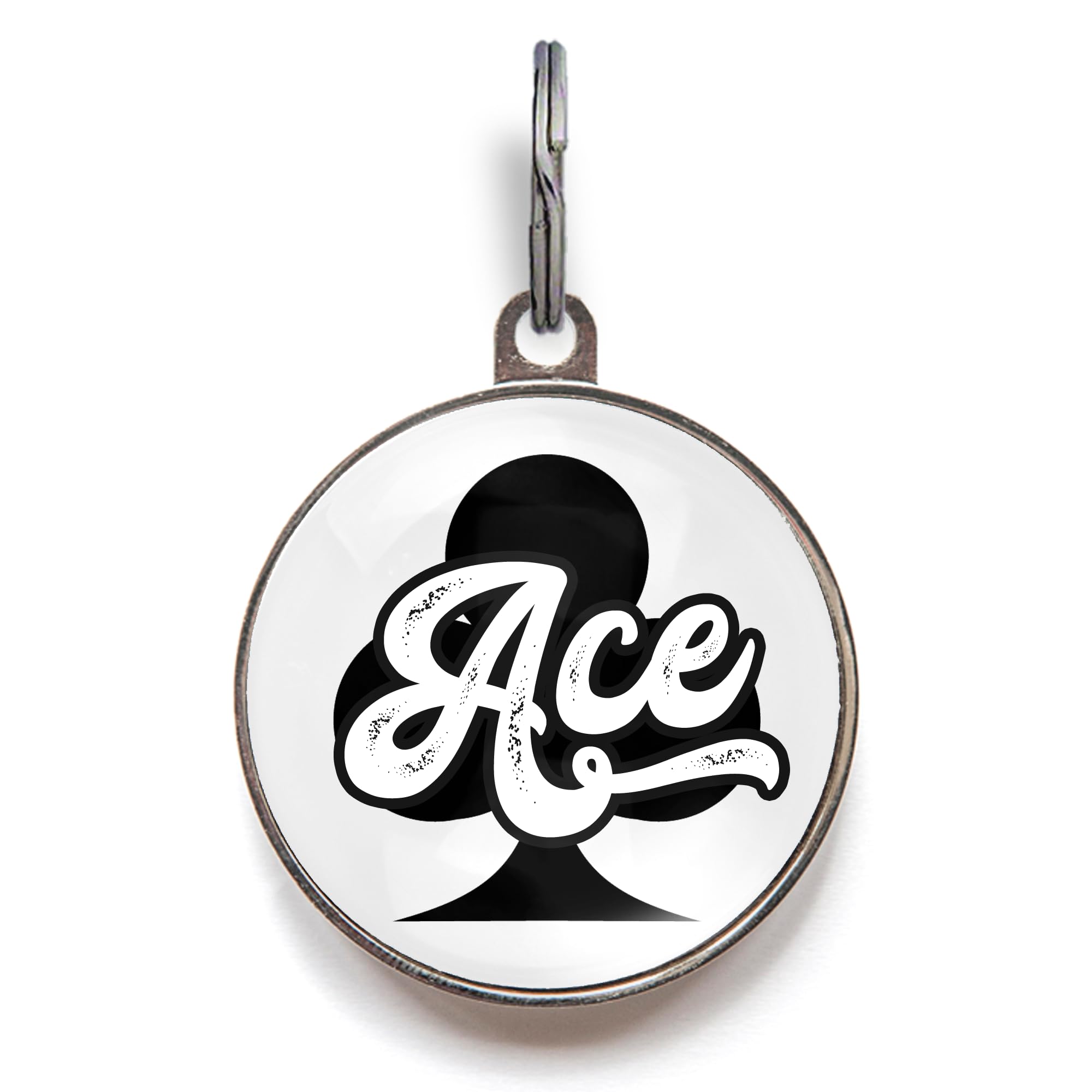 Personalized Playing Card Pet ID Tag