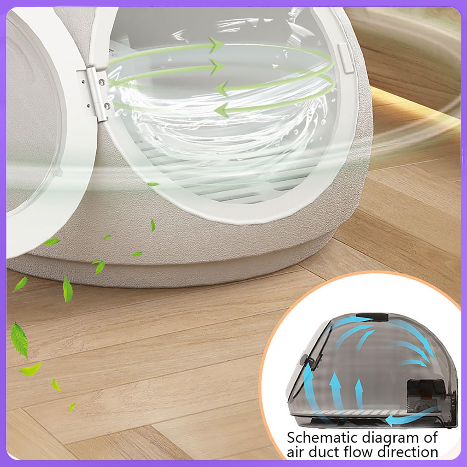55L Ultra-Quiet Pet Dryer Box