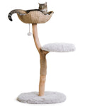 Modern Wooden Cat Tree Tower