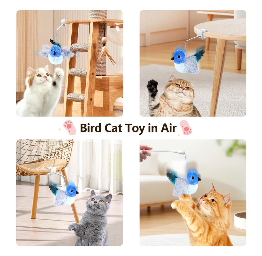 Interactive Plush Lizard Cat Toy with Catnip