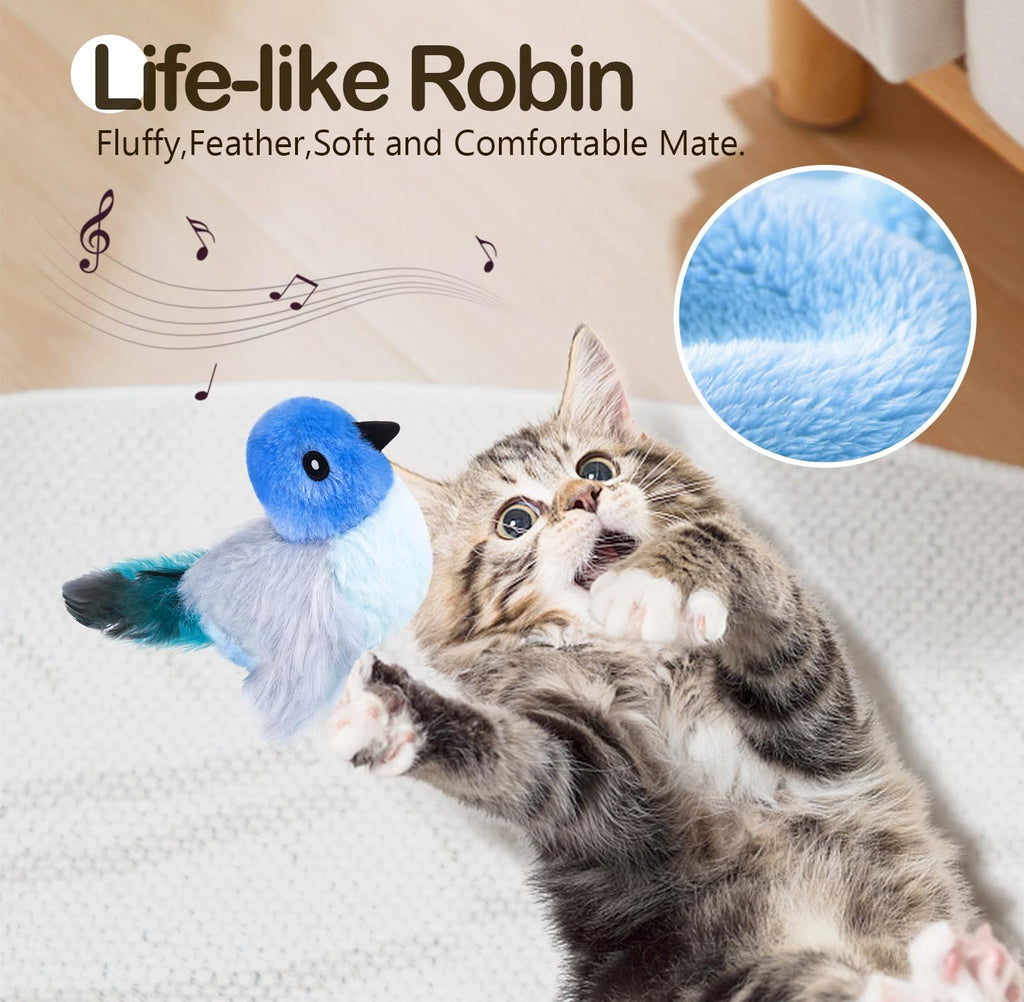 Interactive Plush Lizard Cat Toy with Catnip