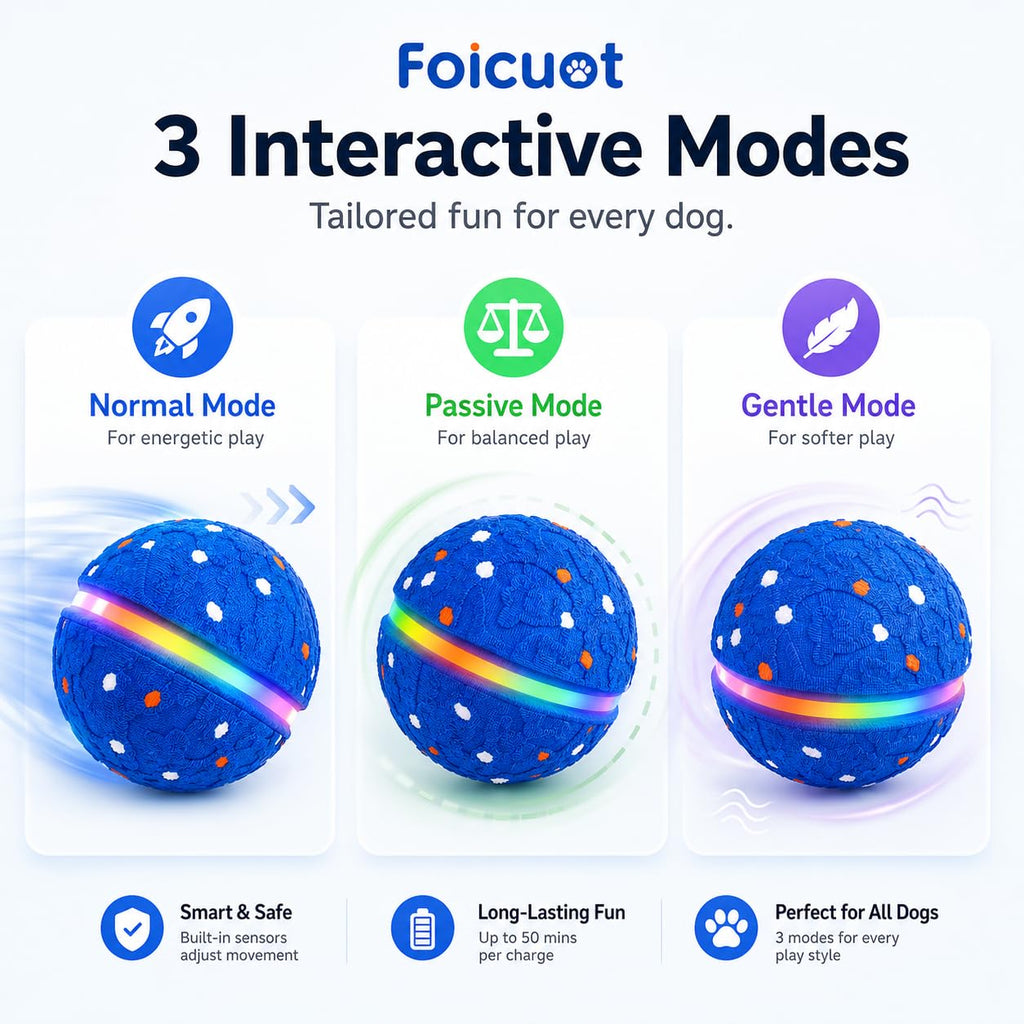 Foicuot 2018 Interactive Dog Ball Toy