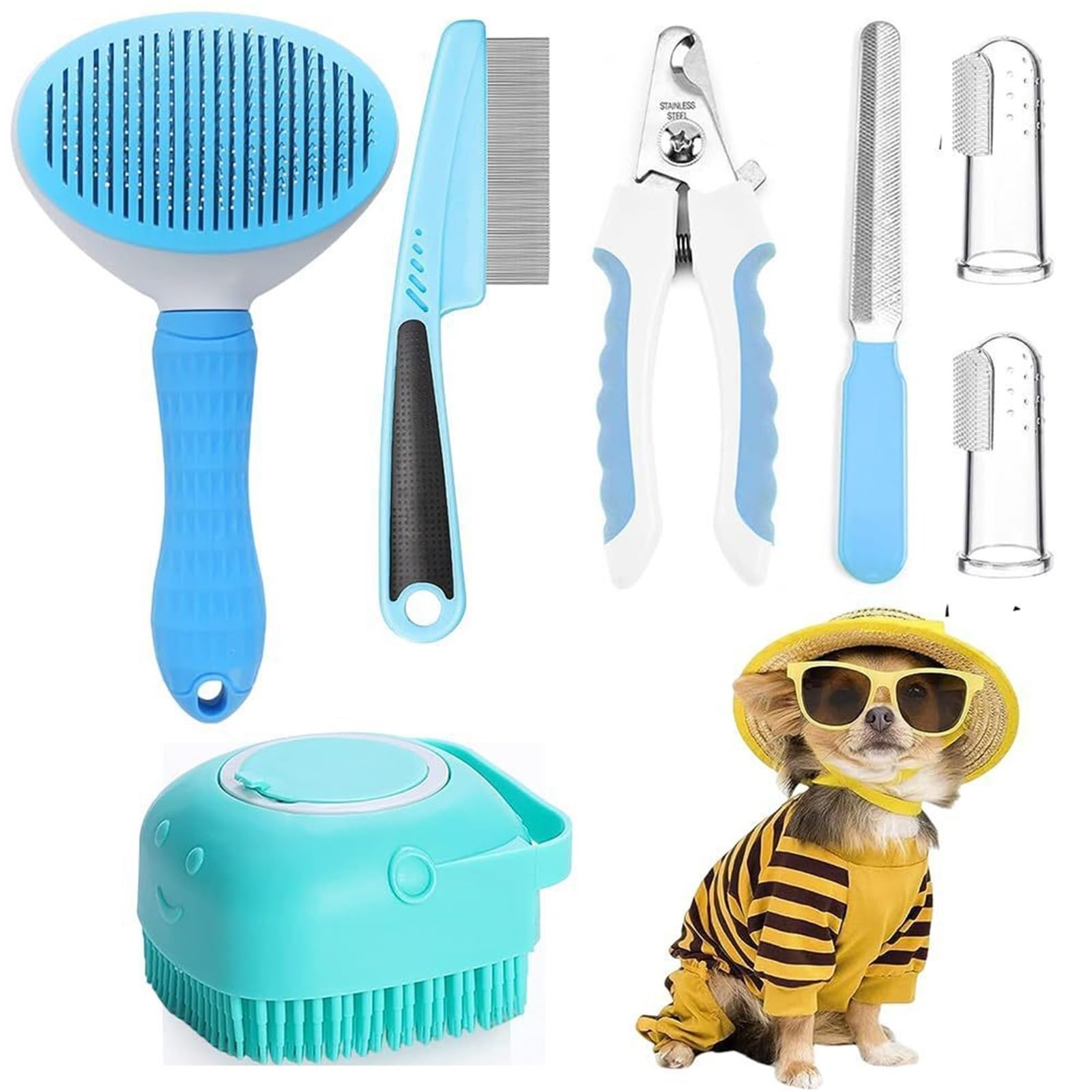 Pet Grooming Kit for Dogs & Cats
