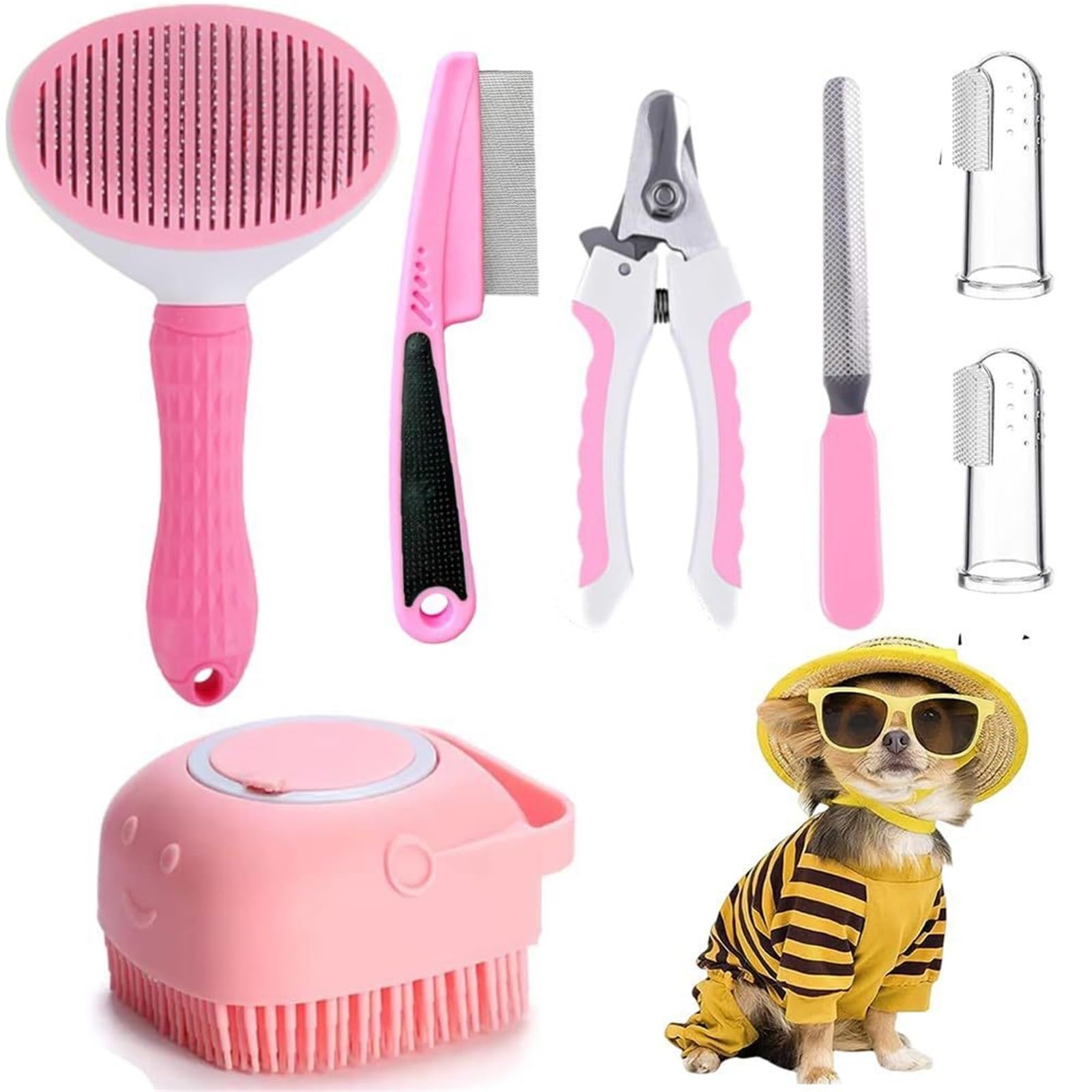 Pet Grooming Kit for Dogs & Cats