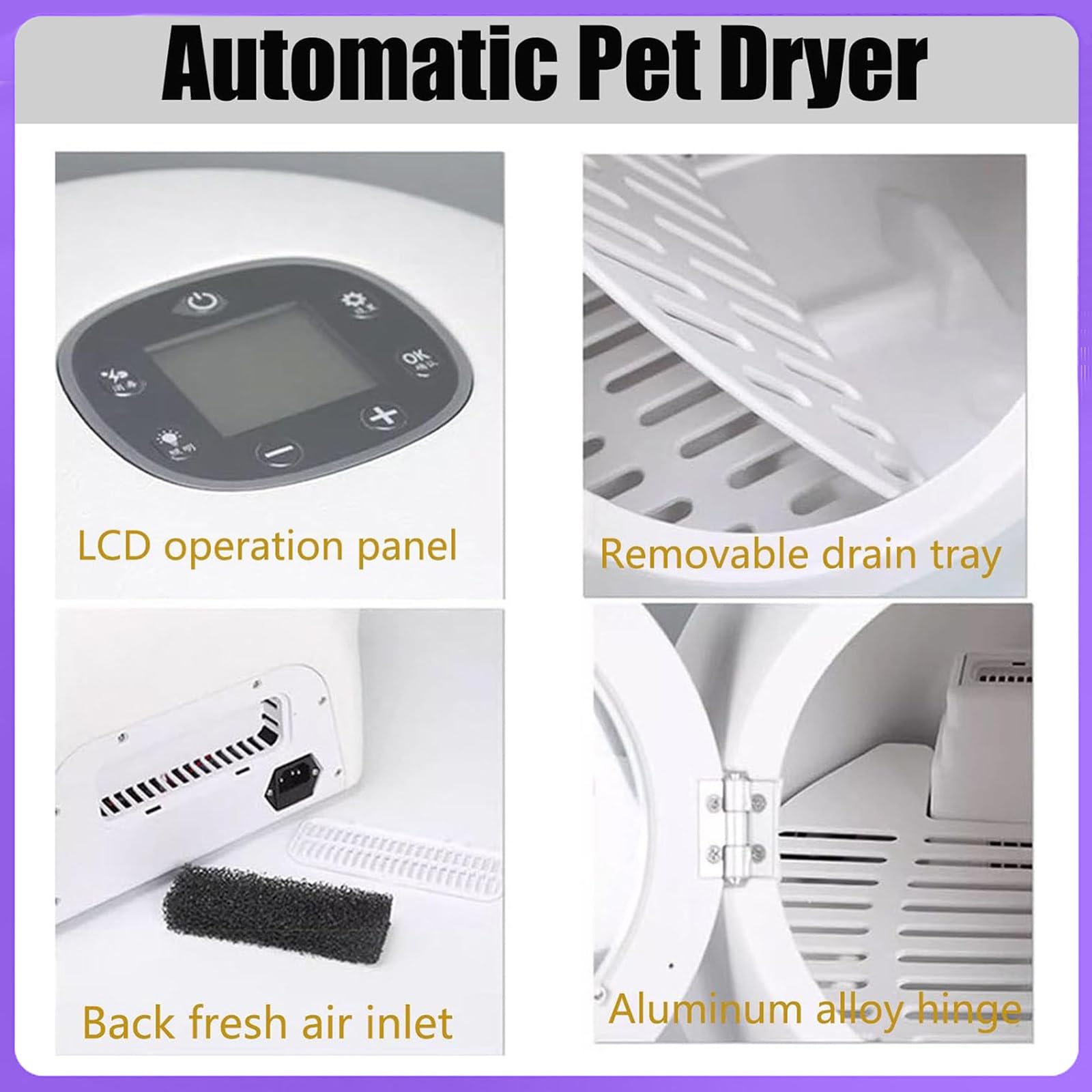 55L Automatic Pet Dryer Box