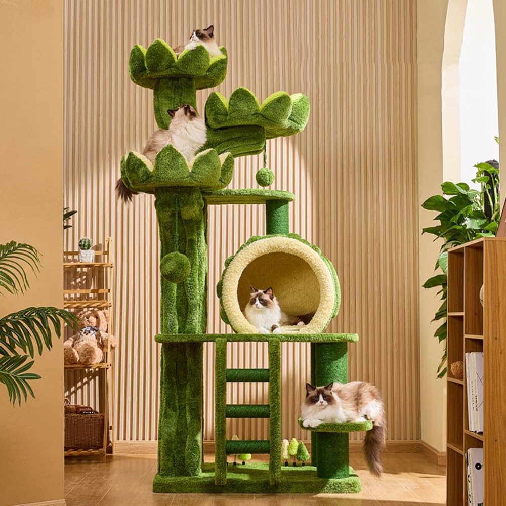 Lotus Cat Tree Climbing Tower