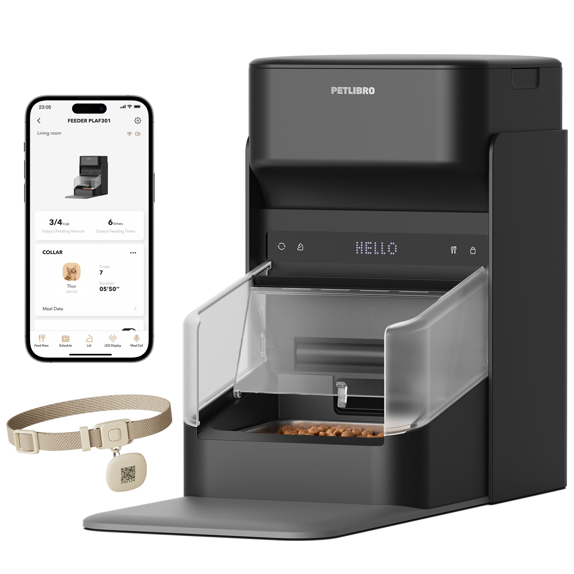 Smart Self-Cleaning Litter Box & RFID Cat Feeder Bundle