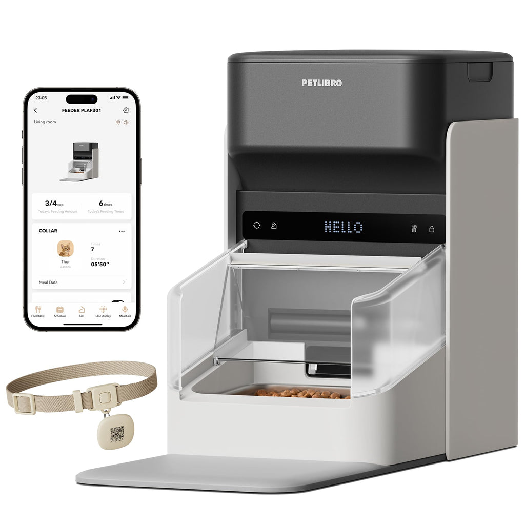 Smart Self-Cleaning Litter Box & RFID Cat Feeder Bundle