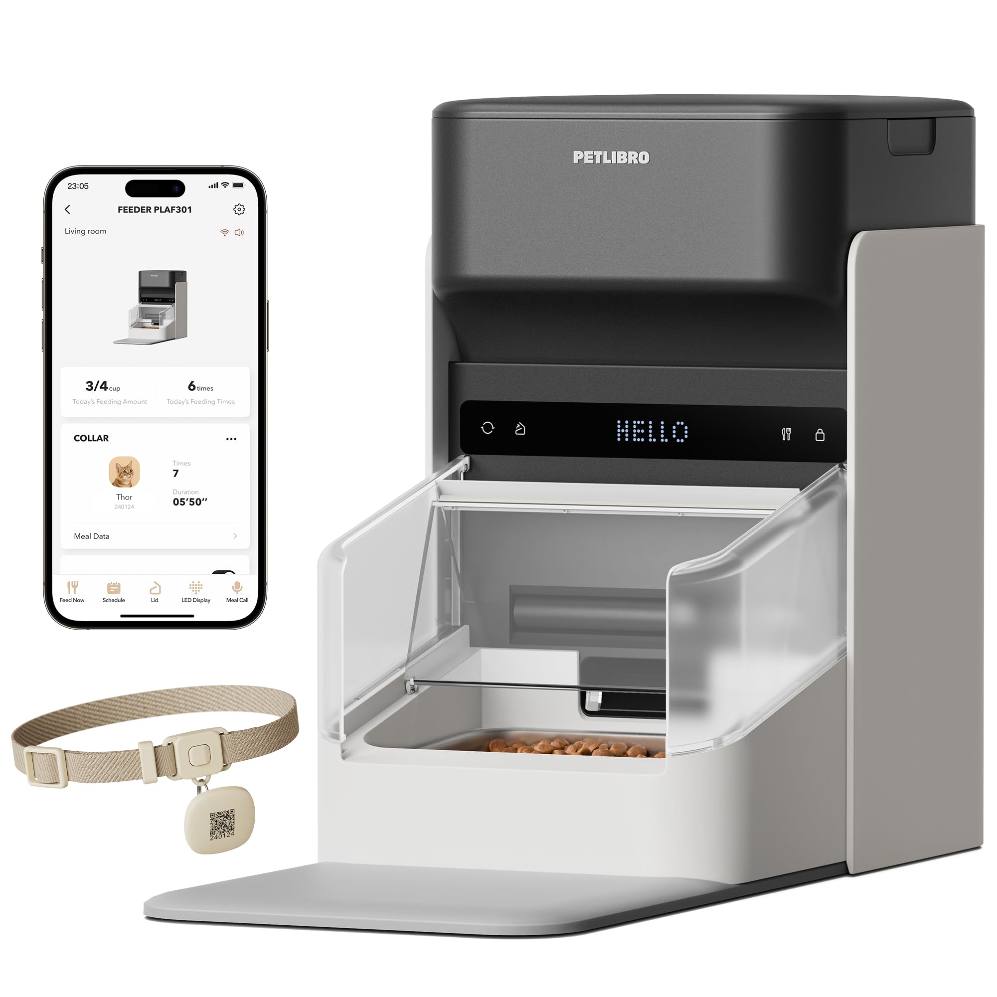 Smart Self-Cleaning Litter Box & RFID Cat Feeder Bundle