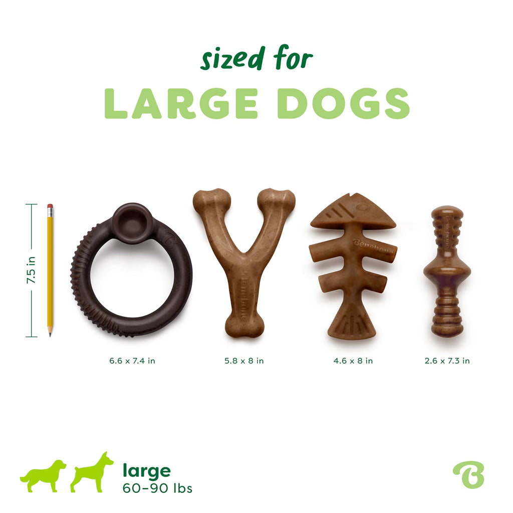 Durable Dog Chew Bones for Aggressive Chewers