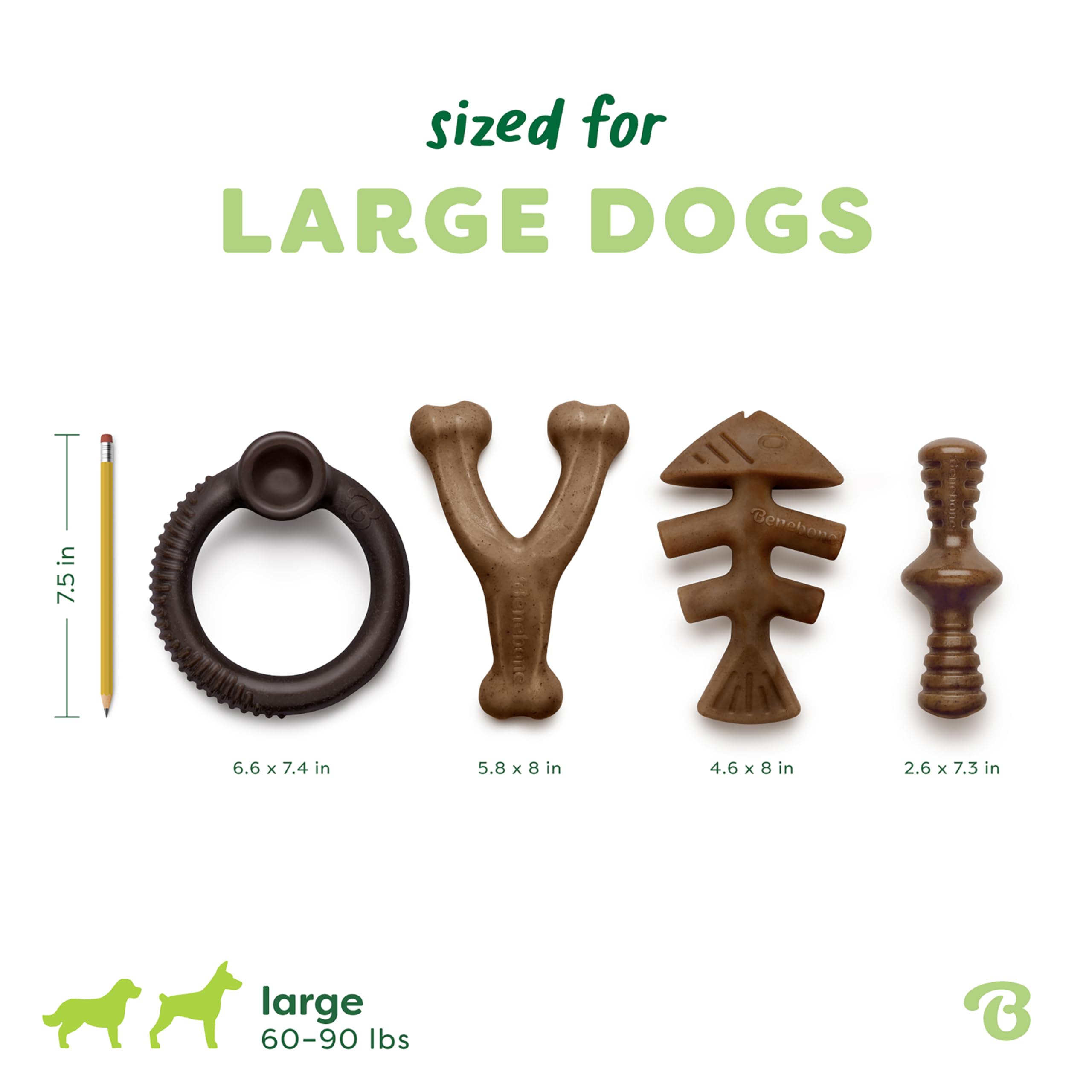 Durable Dog Chew Bones for Aggressive Chewers