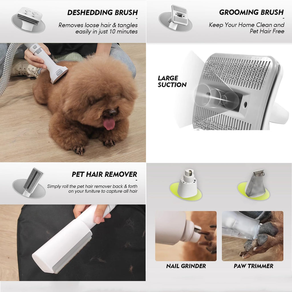 Pet Grooming Vacuum & Dryer Kit